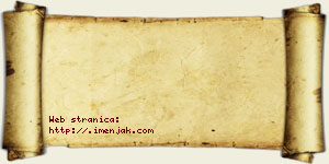 Žaklina Ruhteski vizit kartica